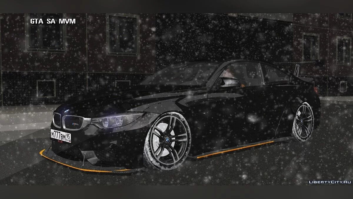 BMW — versi musim dingin / GTA San Andreas (iOS, Android)