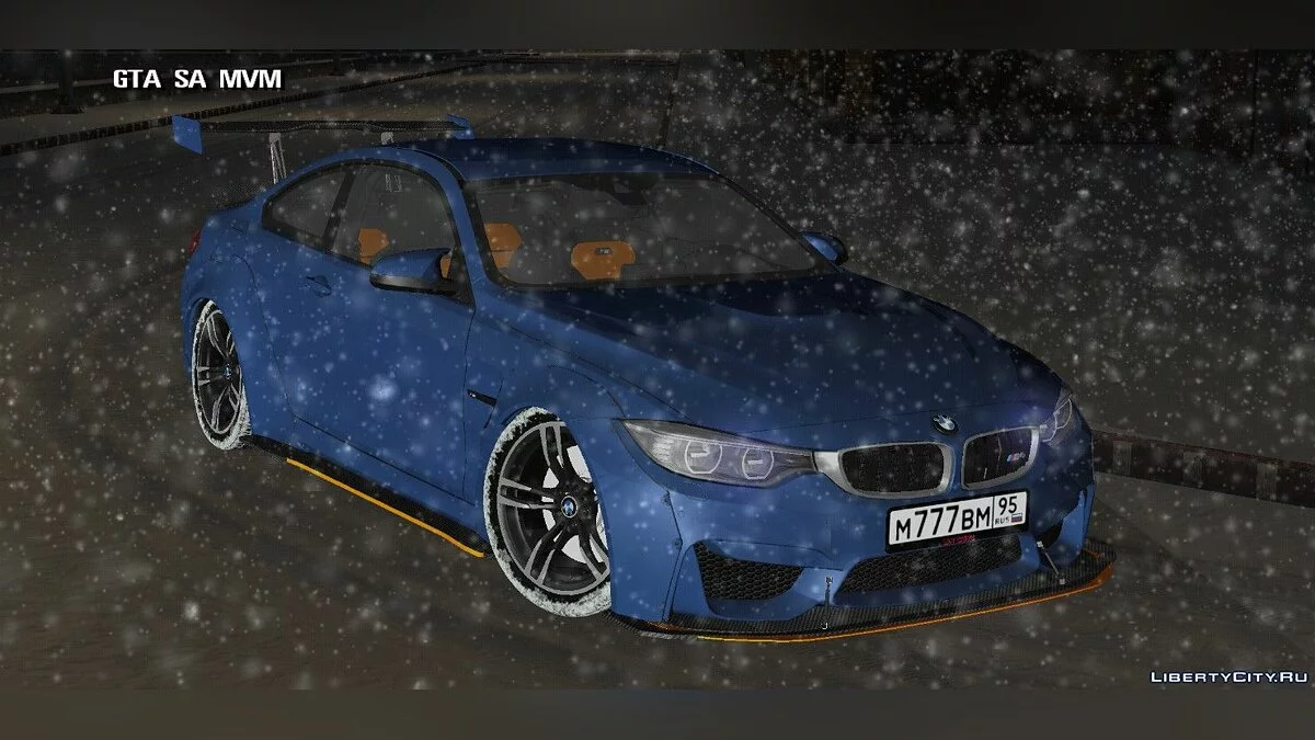 BMW — versi musim dingin / GTA San Andreas (iOS, Android)