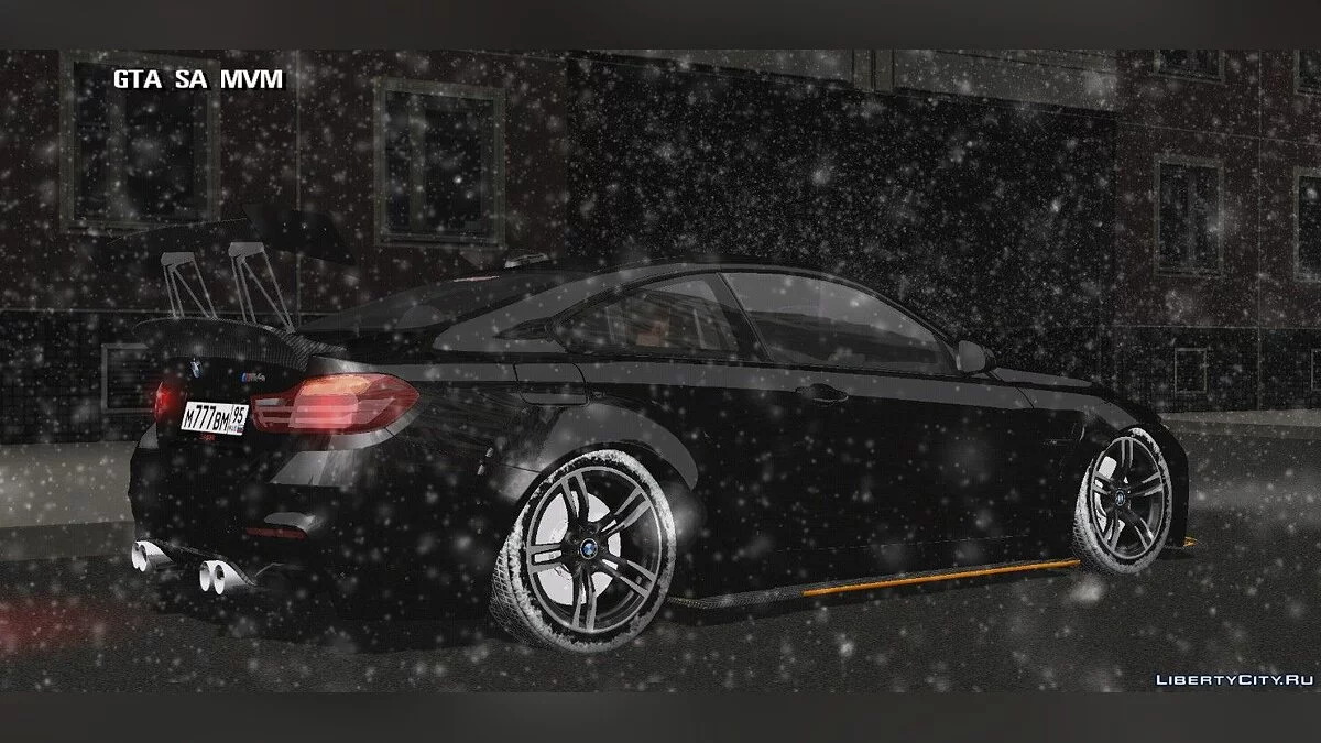 BMW — versi musim dingin / GTA San Andreas (iOS, Android)