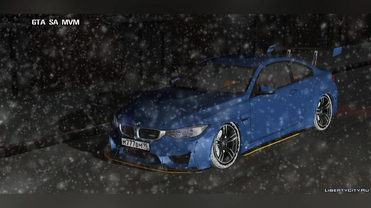 BMW — versi musim dingin / GTA San Andreas (iOS, Android)