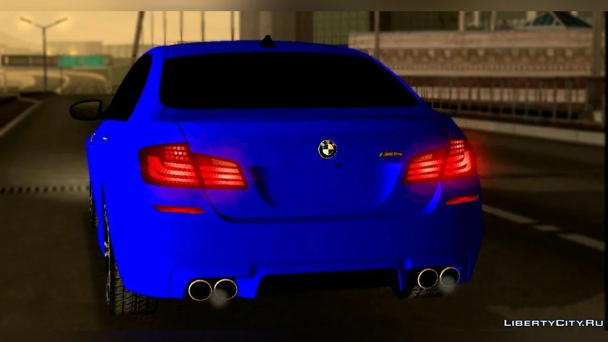 BMW 5 series F10 / GTA سان أندرياس (iOS، أندرويد)