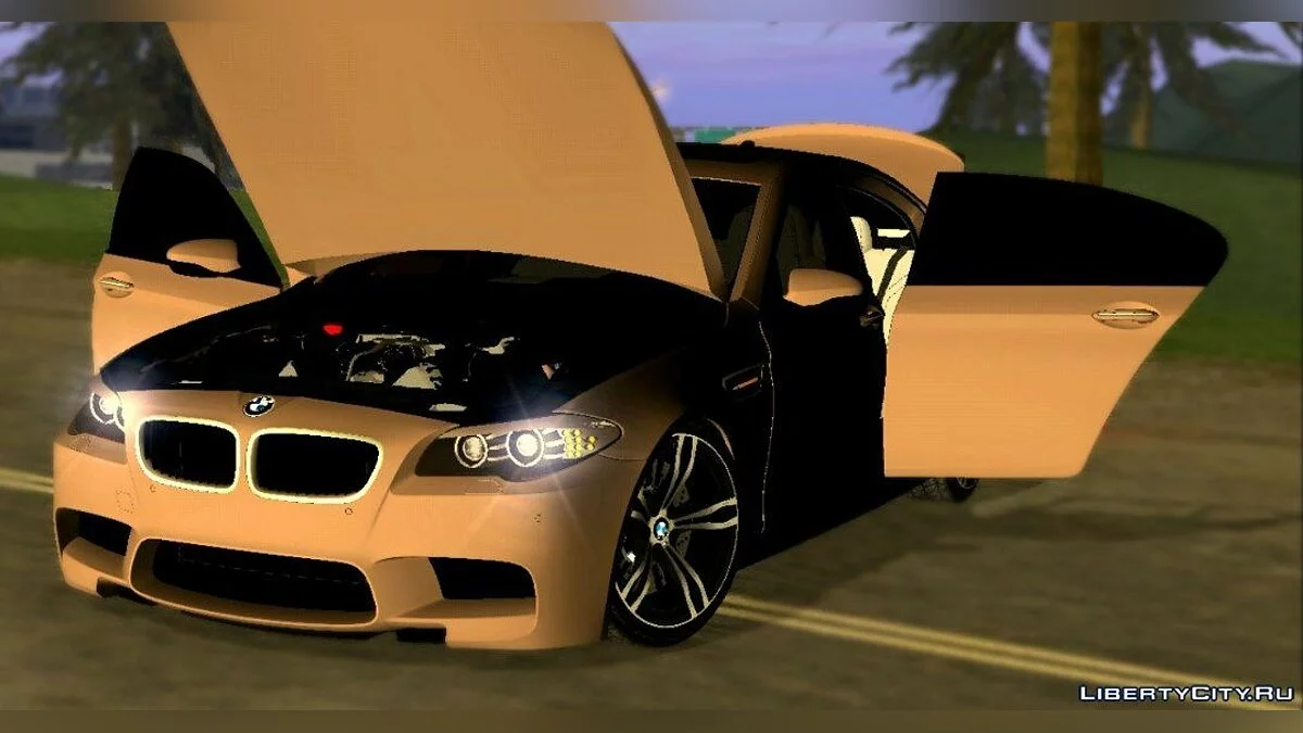 BMW 5 series F10 / GTA سان أندرياس (iOS، أندرويد)