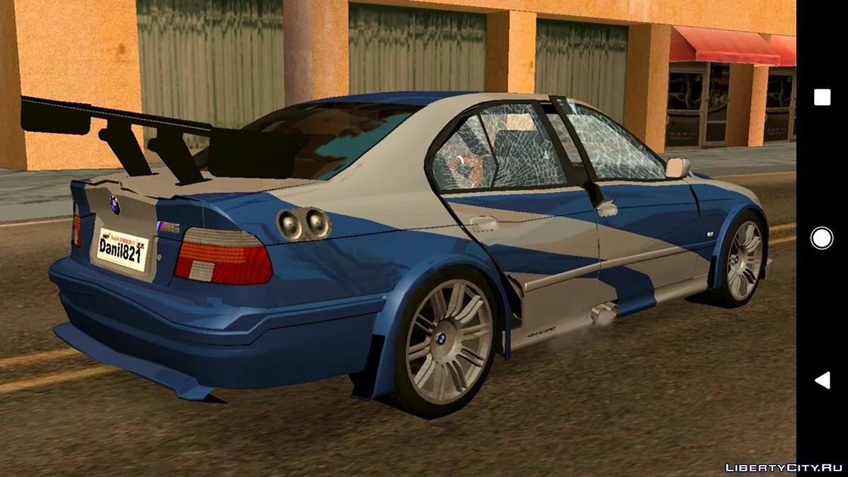 BMW M5 E39 GTR MW Style (DFF only) / GTA San Andreas (iOS, Android)