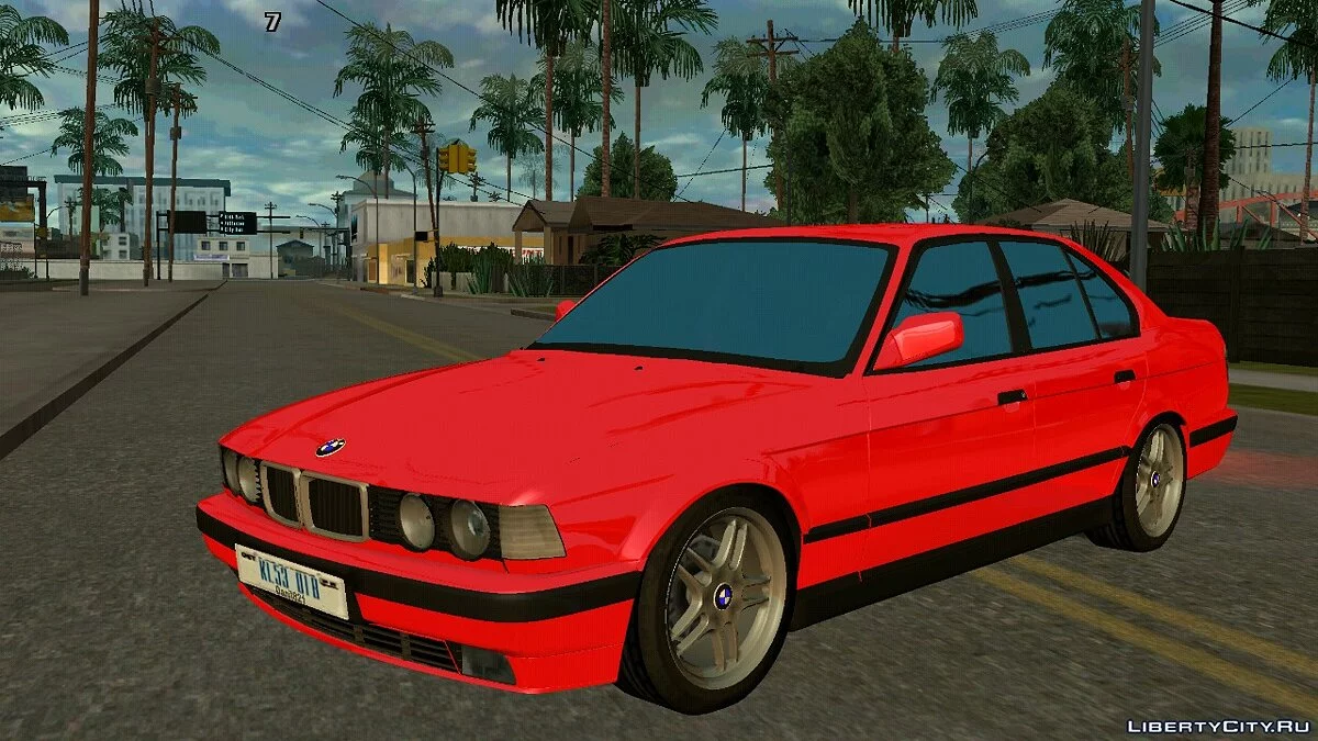 BMW 7 E32 750i v0.2 (apenas DFF) / GTA San Andreas (iOS, Android)
