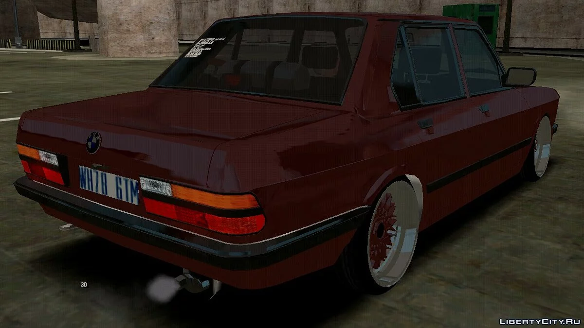 BMW E28 525I (DFF فقط) / GTA سان أندرياس (iOS، أندرويد)