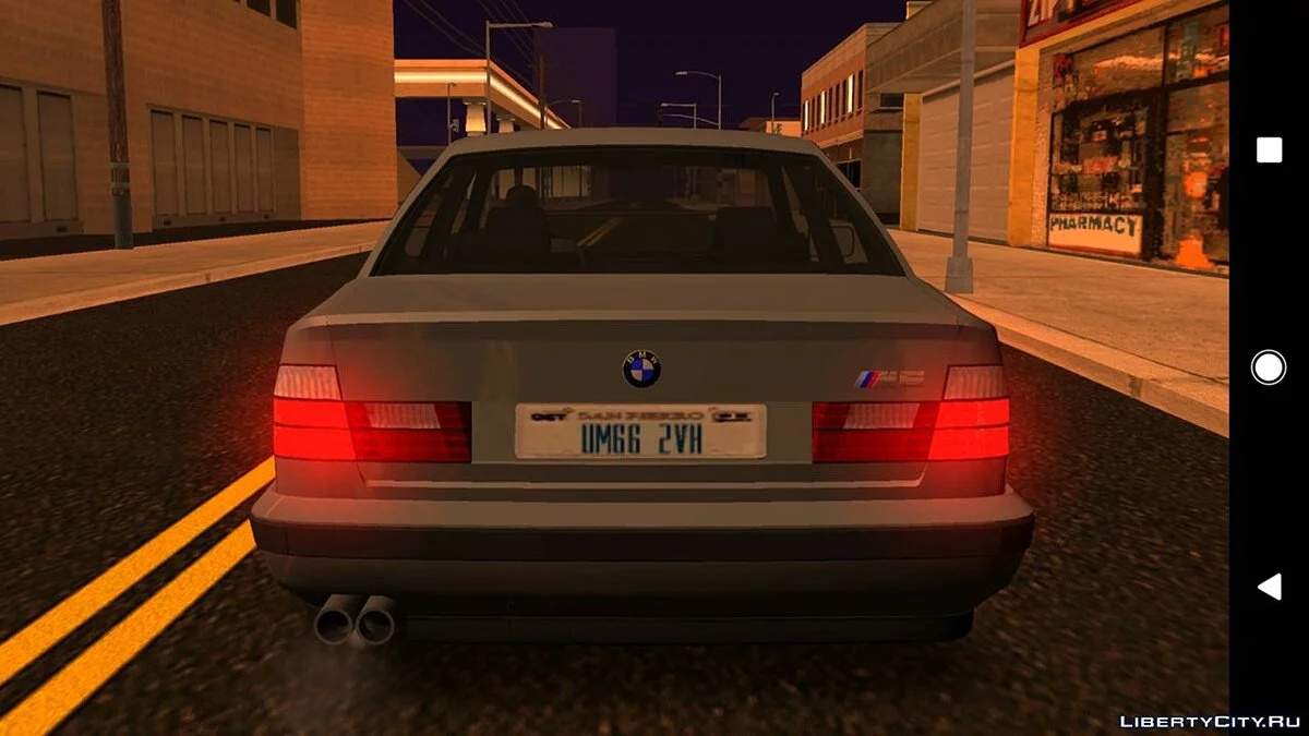BMW E34 v5.0 (apenas DFF) / GTA San Andreas (iOS, Android)