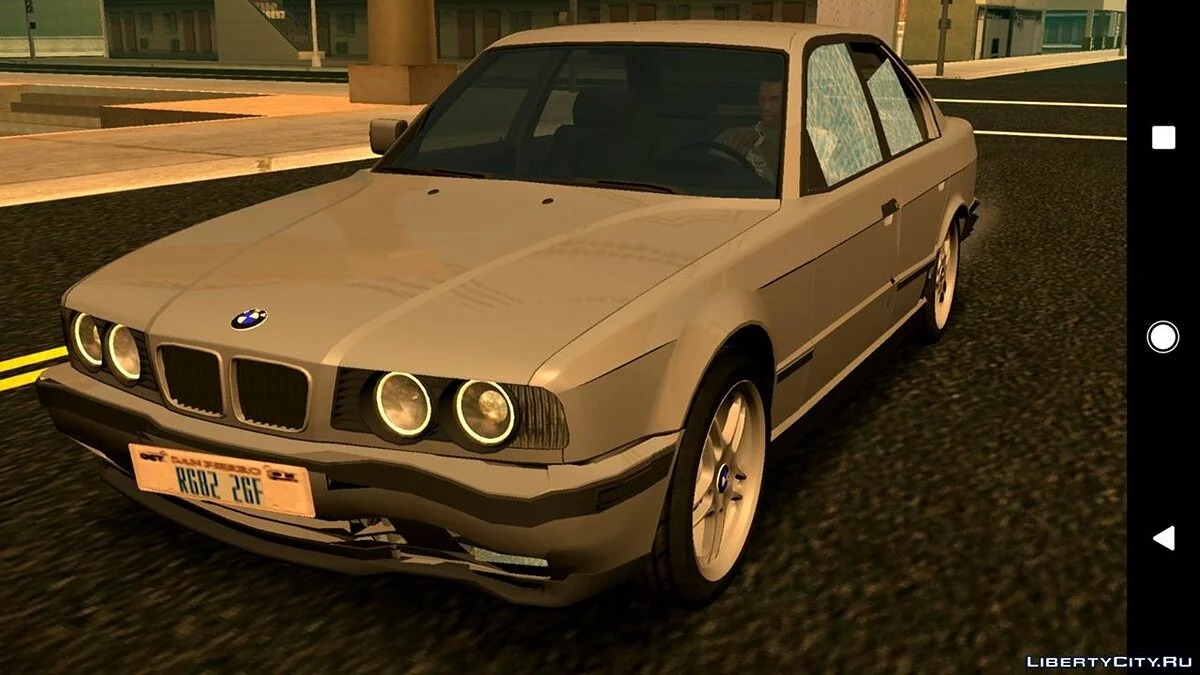 BMW E34 v5.0 (apenas DFF) / GTA San Andreas (iOS, Android)