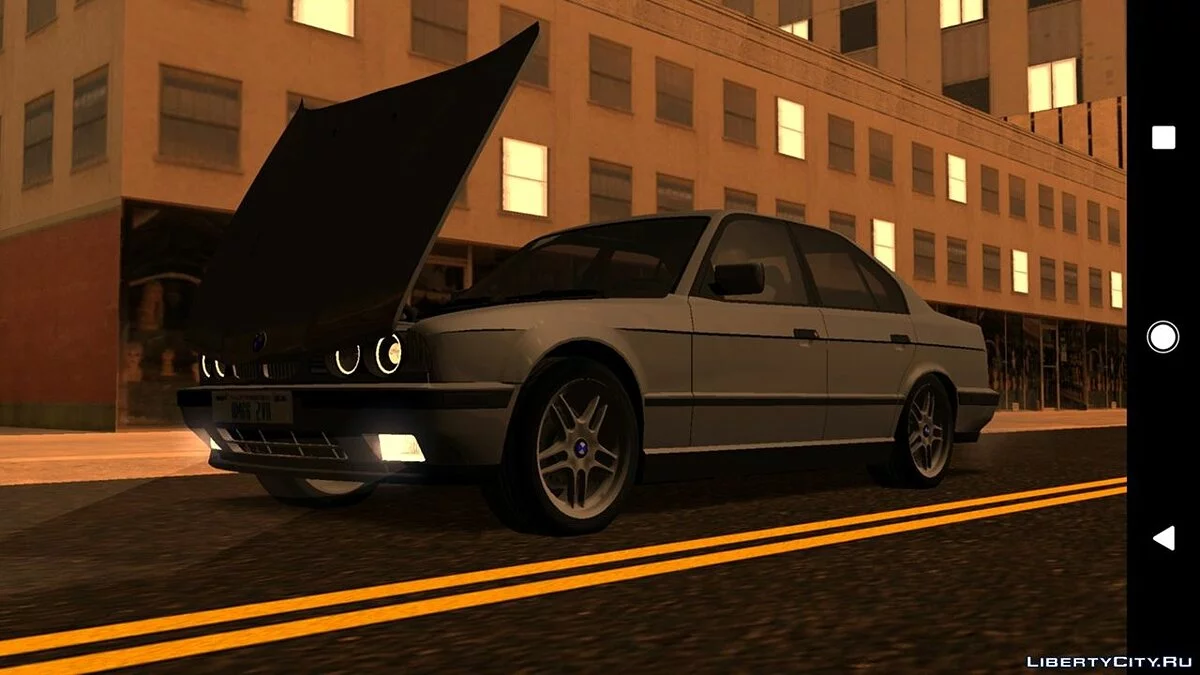 BMW E34 v5.0 (apenas DFF) / GTA San Andreas (iOS, Android)