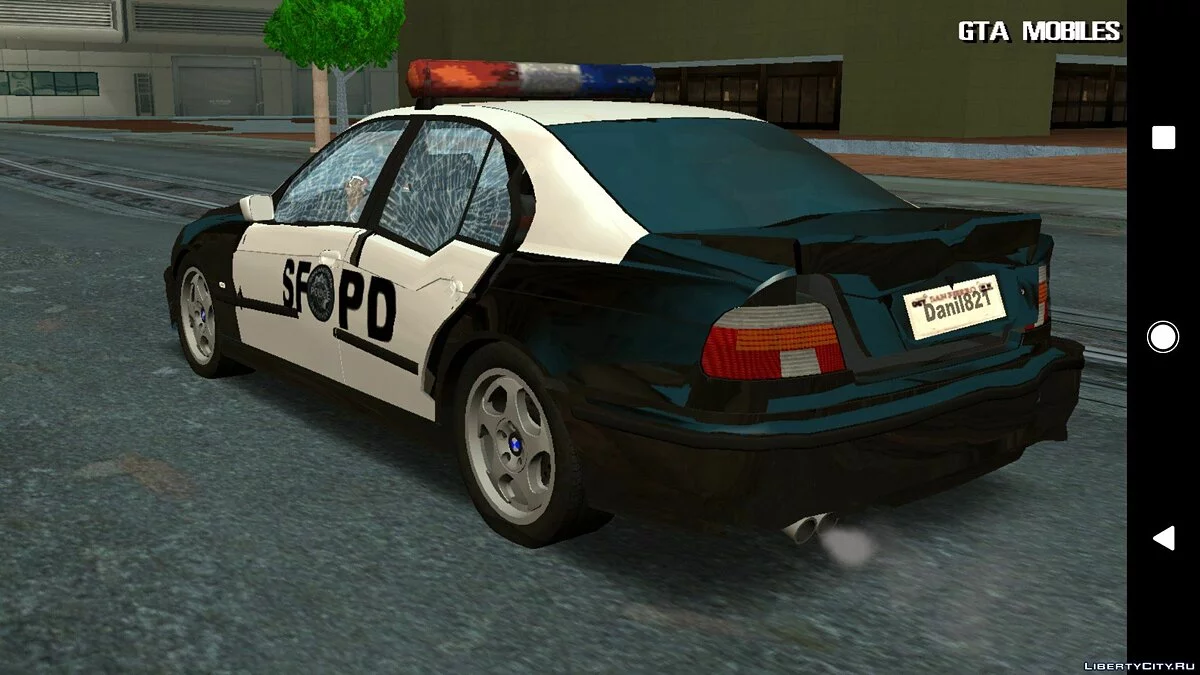BMW E39 525i Police SFPD (только DFF) / GTA San Andreas (iOS, Android)