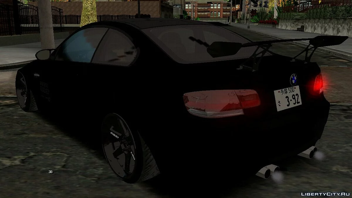 BMW M3 E92 de NFS : The Run (DFF uniquement) / GTA San Andreas (iOS, Android)