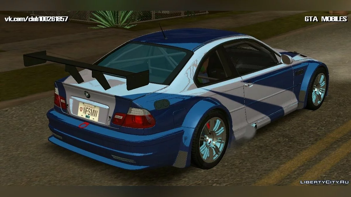 BMW M3 з Need For Speed: Most Wanted / GTA San Andreas (iOS, Android)
