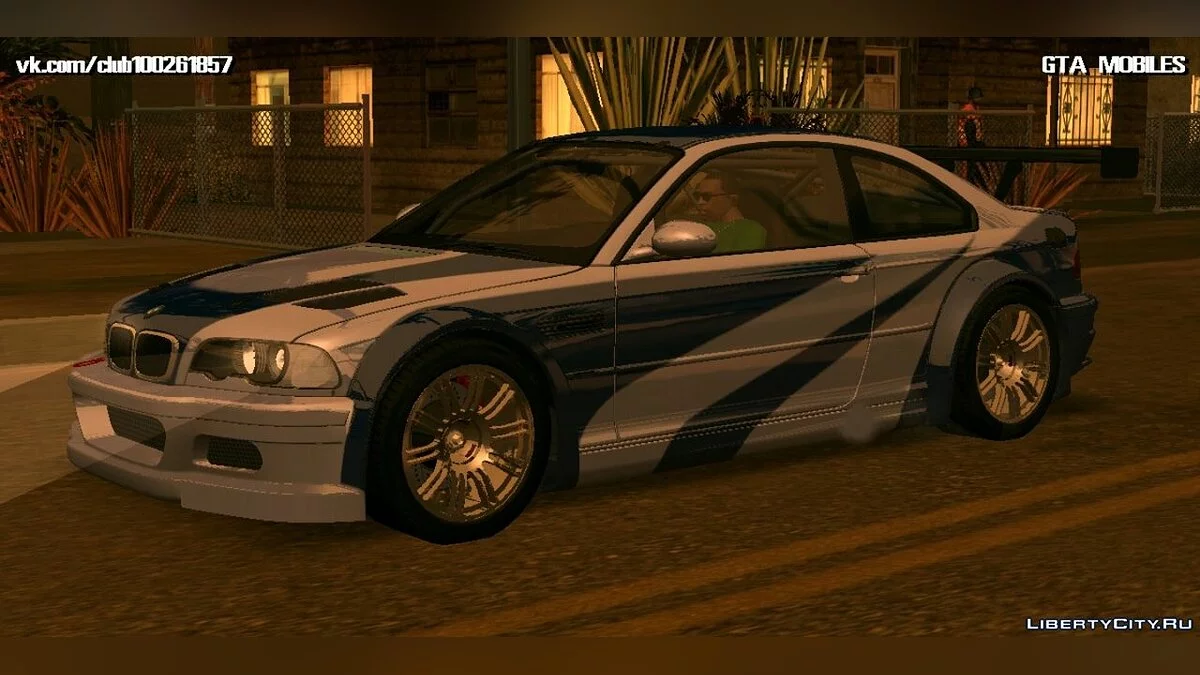 BMW M3 з Need For Speed: Most Wanted / GTA San Andreas (iOS, Android)