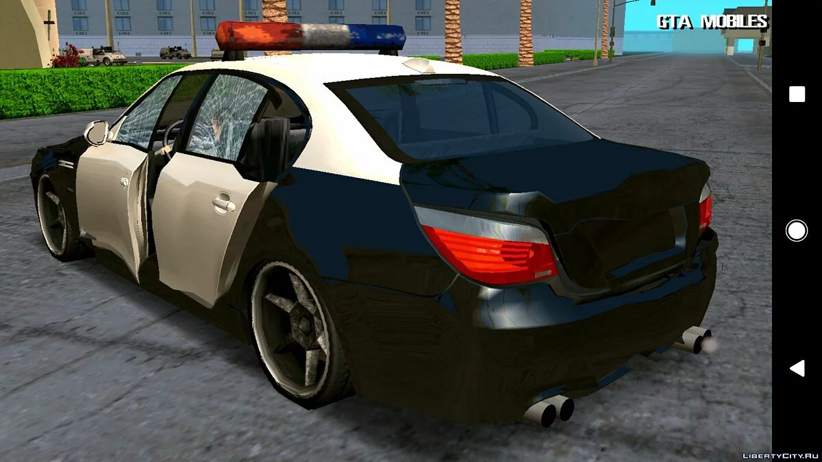 BMW M5 E60 Поліція LVPD / GTA San Andreas (iOS, Android)