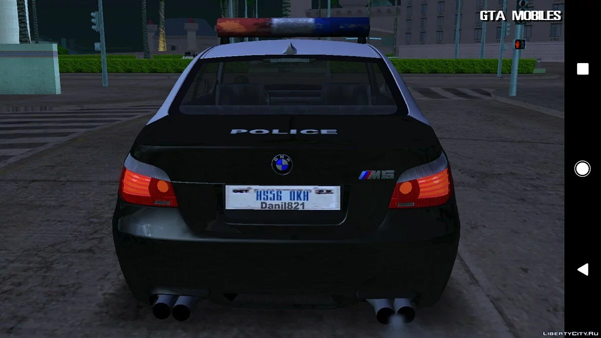 BMW M5 E60 Поліція LVPD / GTA San Andreas (iOS, Android)