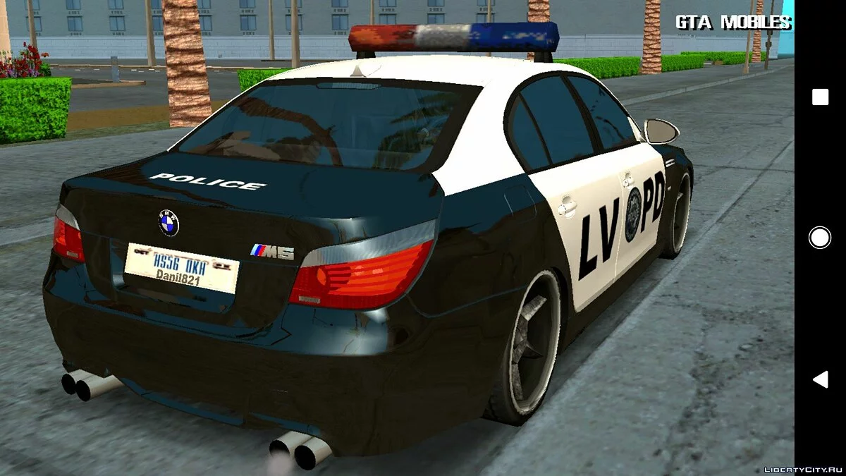 BMW M5 E60 Поліція LVPD / GTA San Andreas (iOS, Android)