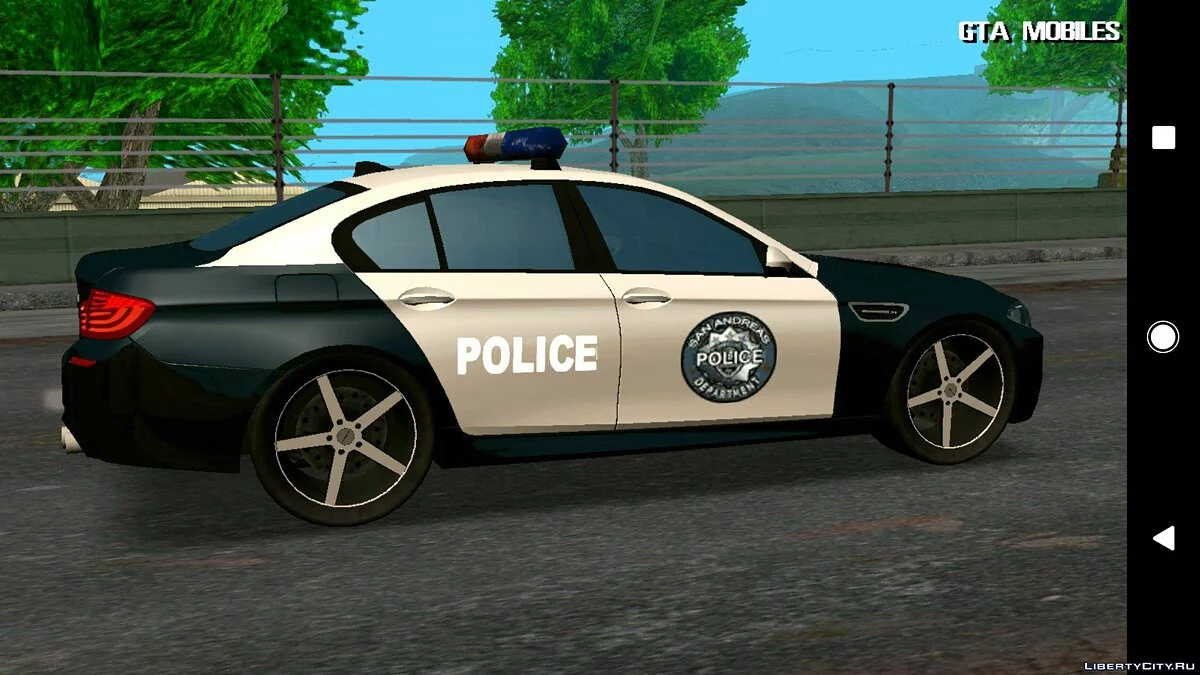 BMW M5 F10 Countryside Police (DFF only) / GTA San Andreas (iOS, Android)