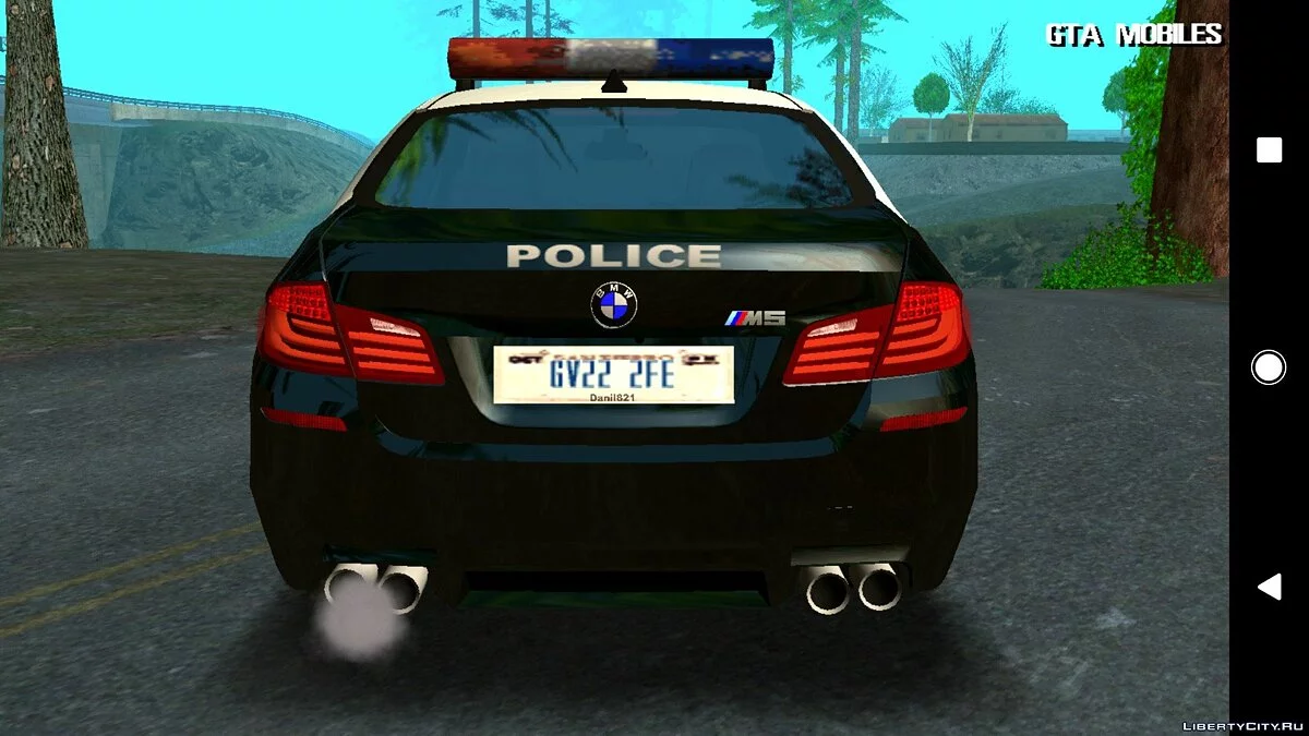 BMW M5 F10 Countryside Police (DFF only) / GTA San Andreas (iOS, Android)