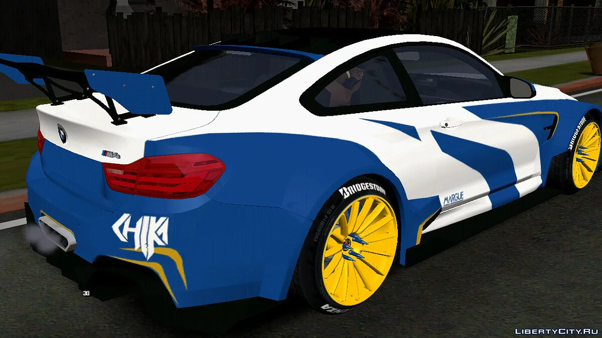 2015 BMW M4 F82 Razor / GTA San Andreas (iOS, Android)