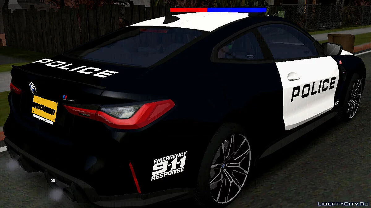 2021 BMW M4 - Полиция (только DFF) / GTA San Andreas (iOS, Android)