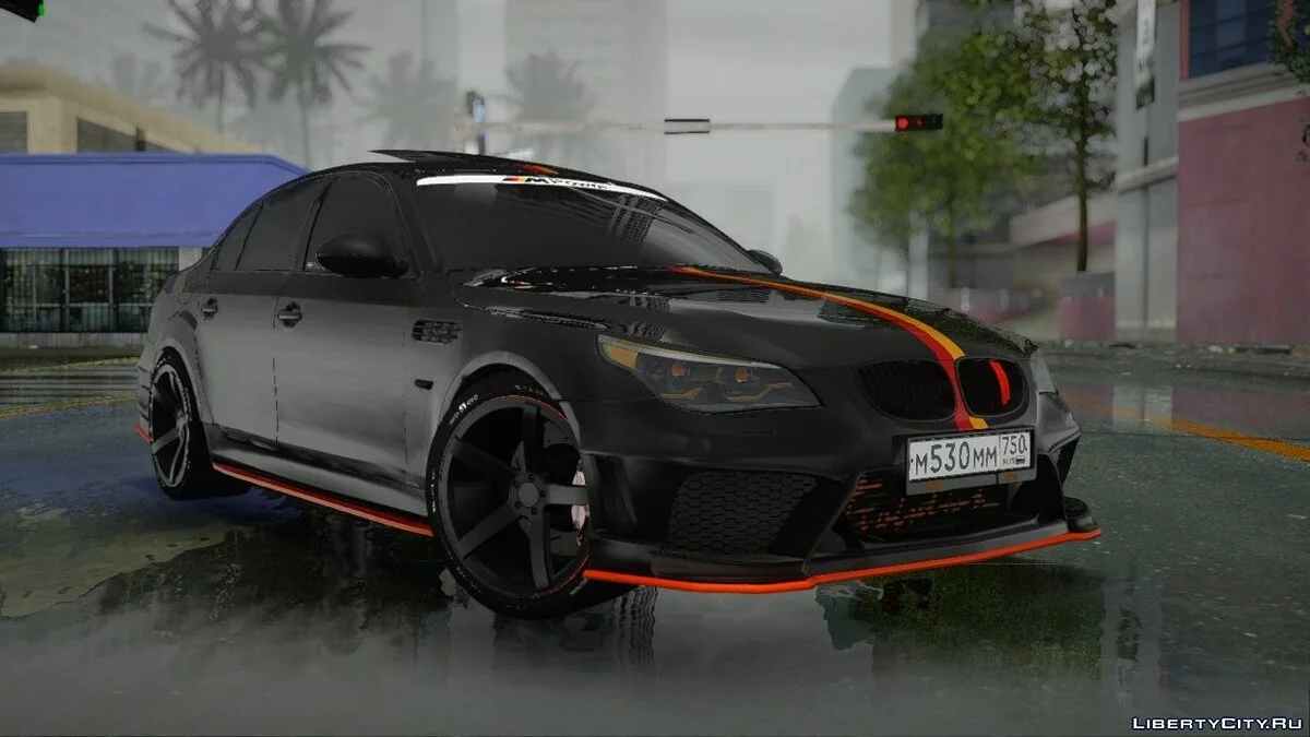 BMW M5e60 Deutisch Kamo v3.0.0 / GTA San Andreas (iOS, Android)