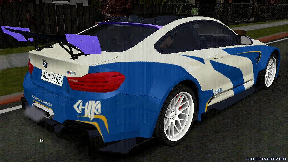 BMW M4 F82 / GTA سان أندرياس (iOS، أندرويد)
