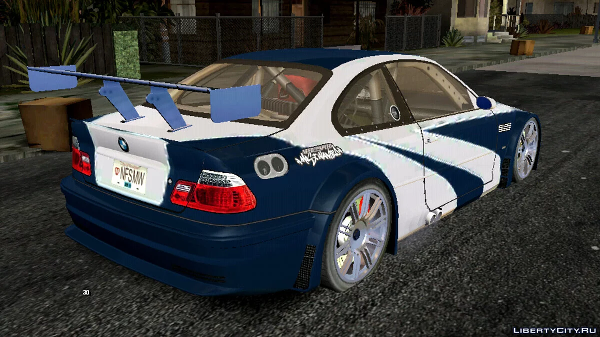 BMW M3 GTR NFSMW (2005) / GTA سان أندرياس (iOS، أندرويد)