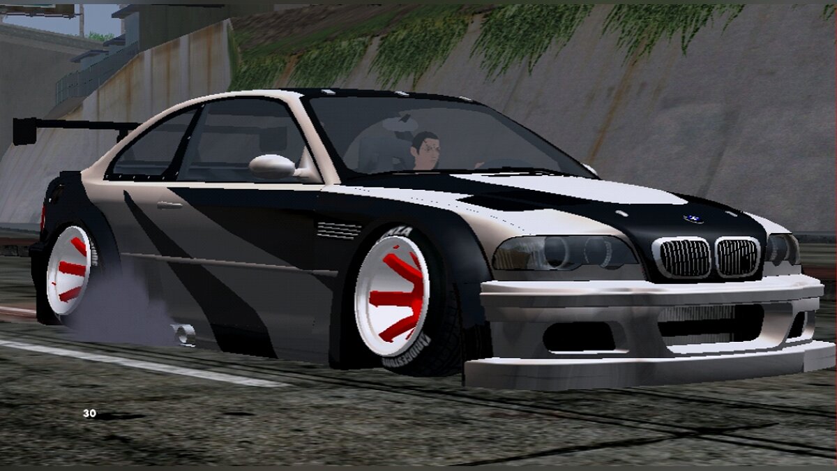 BMW m3 GTR Silver