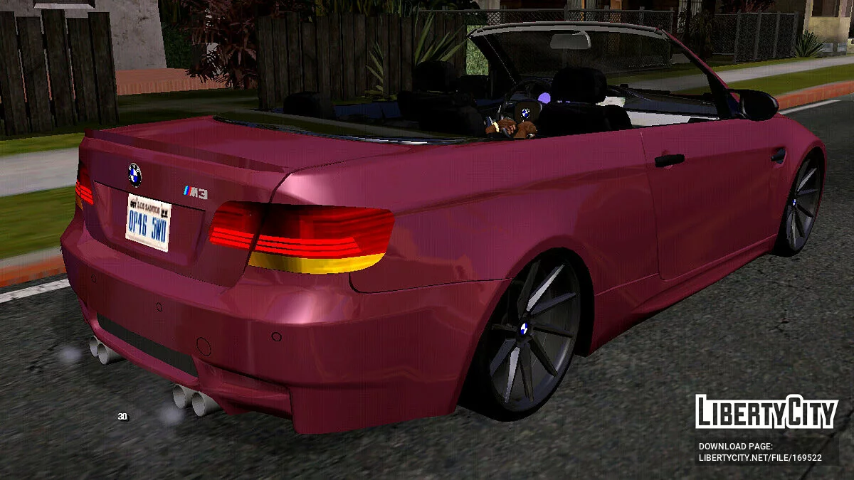 BMW M3 E93 (DFF uniquement) / GTA San Andreas (iOS, Android)