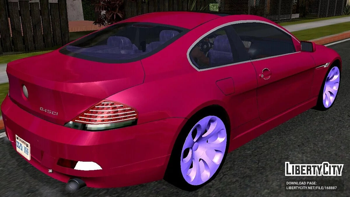 BMW M6 E63 (только DFF) / GTA San Andreas (iOS, Android)