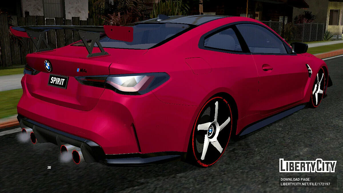 BMW M4 2021 (apenas DFF) / GTA San Andreas (iOS, Android)
