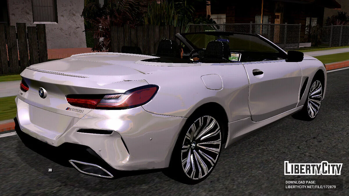 BMW M8 CONVERSIVEL (тільки DFF) / GTA San Andreas (iOS, Android)