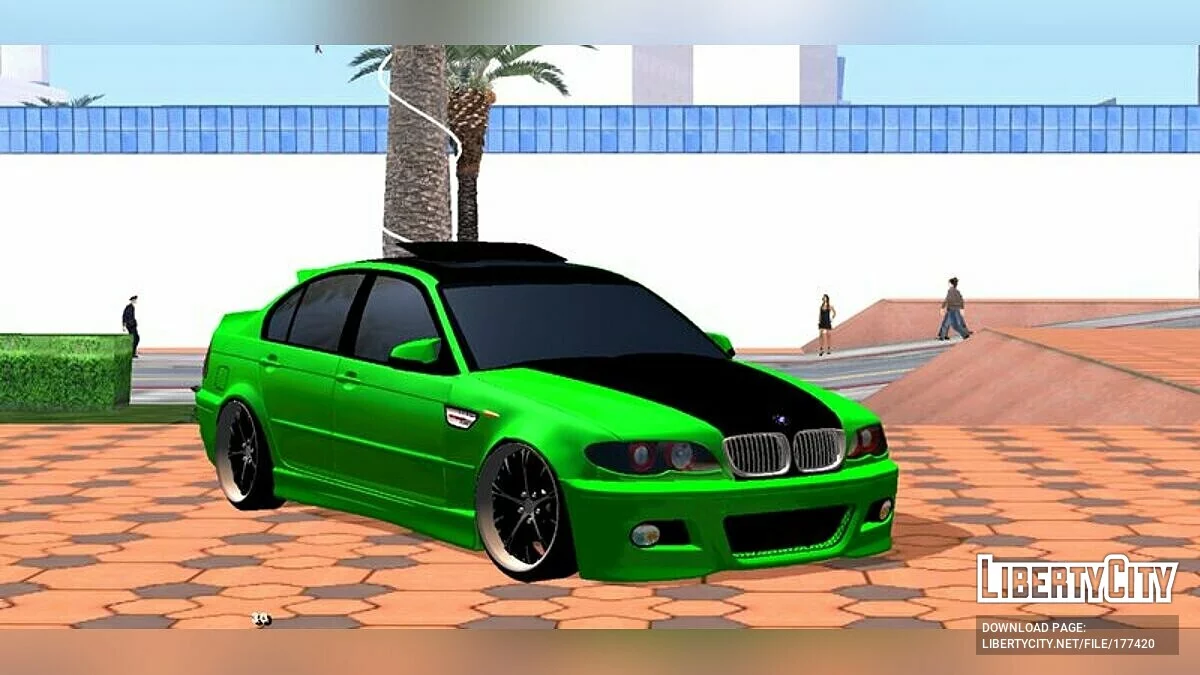 BMW E46 Sedan Tuning / GTA San Andreas (iOS, Android)