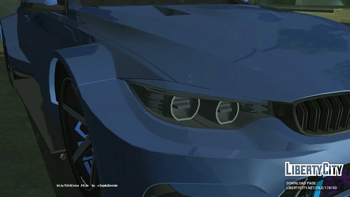 BMW М4 F82 (DFF فقط) / GTA سان أندرياس (iOS، أندرويد)