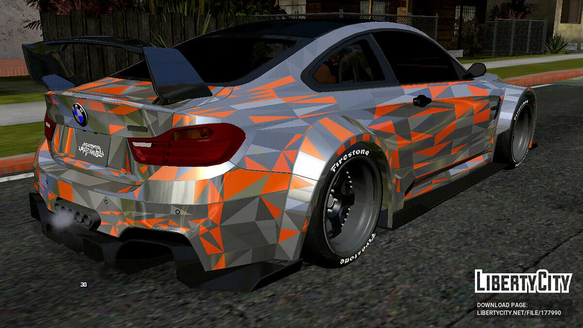 BMW M4 Razor (тільки DFF) / GTA San Andreas (iOS, Android)