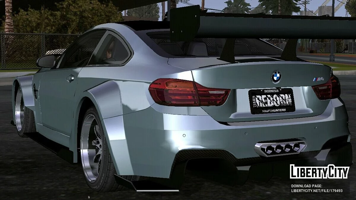 BMW M4 F82 هيكل عريض / GTA سان أندرياس (iOS، أندرويد)