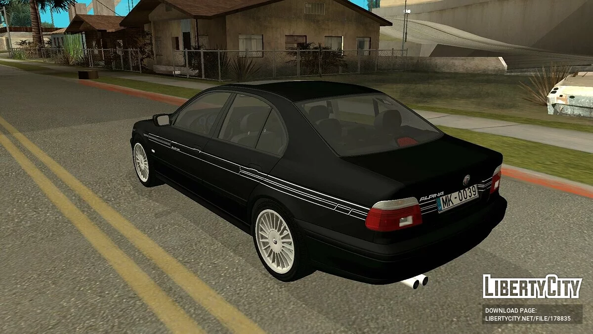 BMW M5 E39 Alpina / GTA سان أندرياس (iOS، أندرويد)