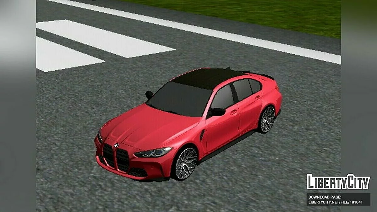 BMW M3 Competition G80 2021 (лише Dff) / GTA San Andreas (iOS, Android)