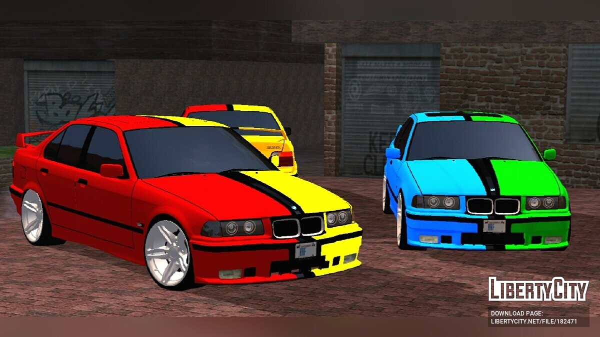 Download BMW E36 Tuning (DFF only) for GTA San Andreas (iOS, Android)