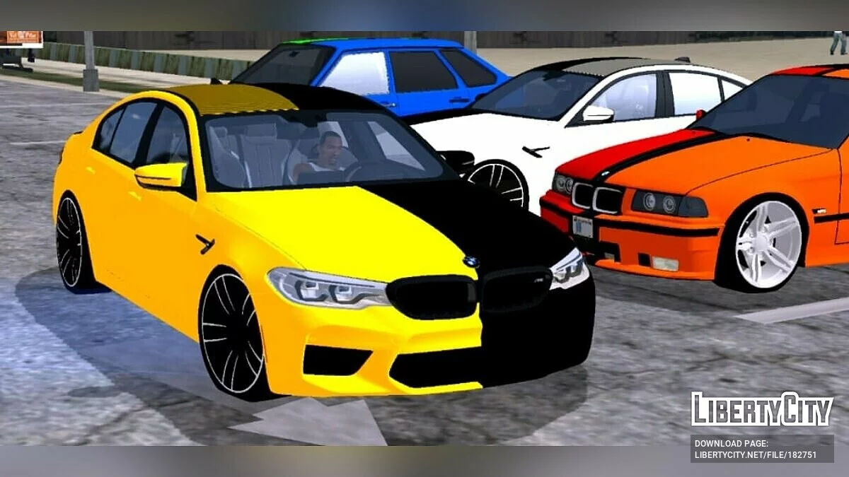 BMW M5 F90 (тільки DFF) / GTA San Andreas (iOS, Android)