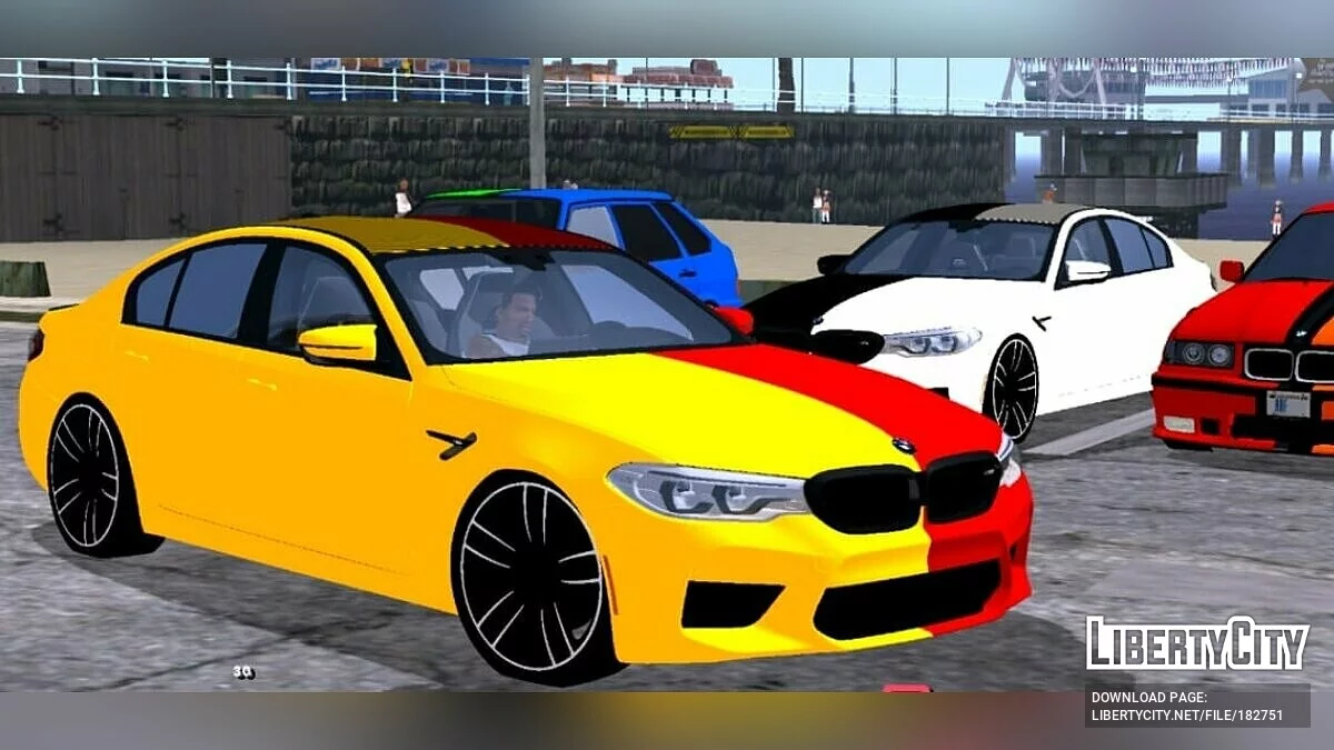 BMW M5 F90 (тільки DFF) / GTA San Andreas (iOS, Android)