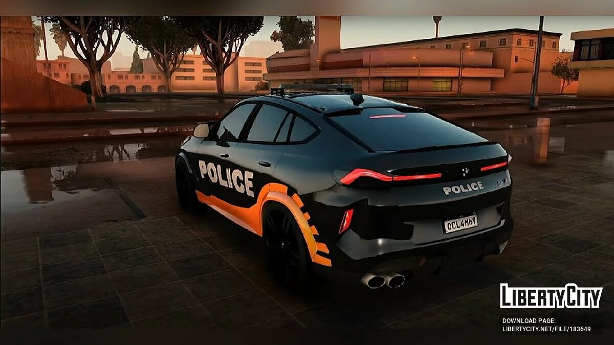 BMW X6 - Police (DFF only) / GTA San Andreas (iOS, Android)