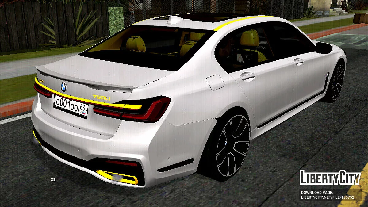 BMW M760Li XDrive G12 2022 / GTA San Andreas (iOS, Android)