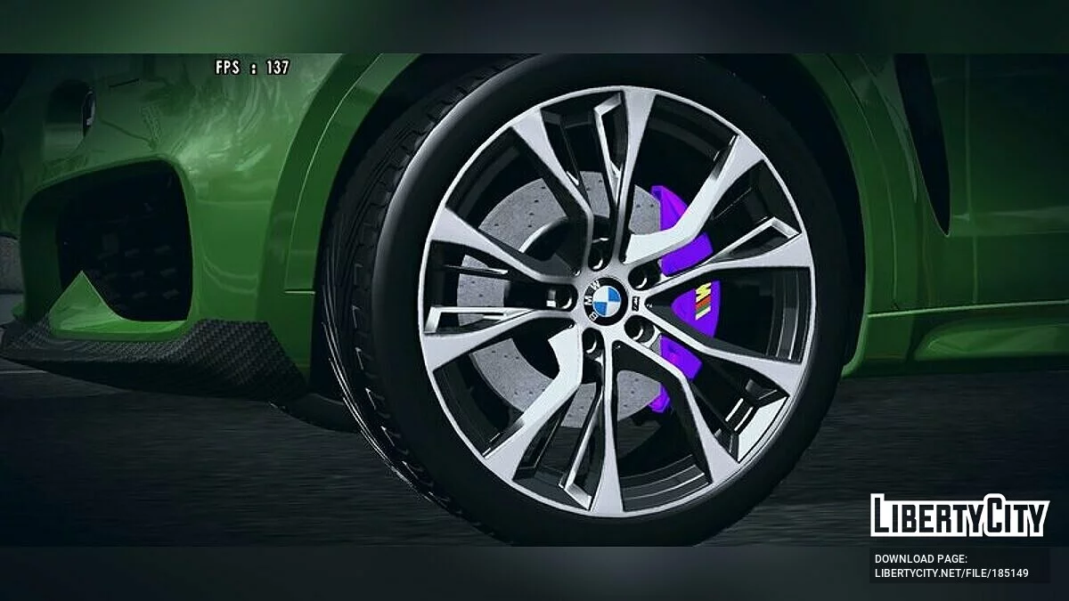 BMW X6M 50D / GTA San Andreas (iOS, Android)