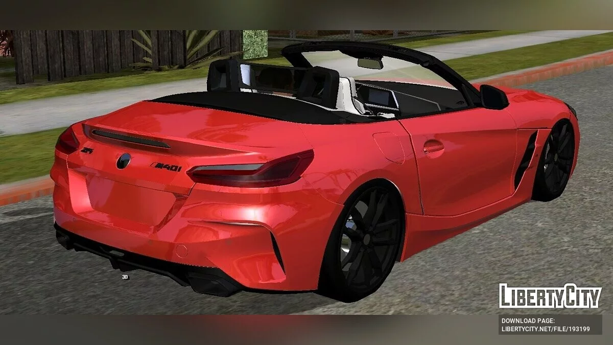 BMW Z4 2019 (apenas DFF) / GTA San Andreas (iOS, Android)