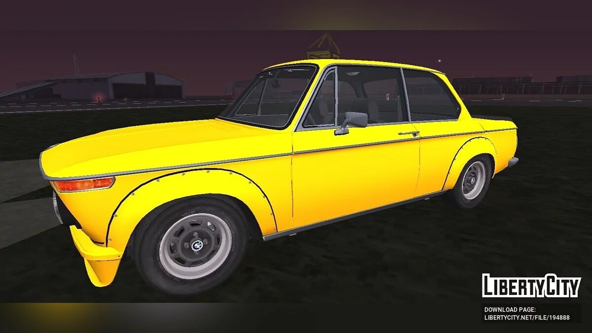 BMW 2002 Turbo E10 1973 / GTA San Andreas (iOS, Android)