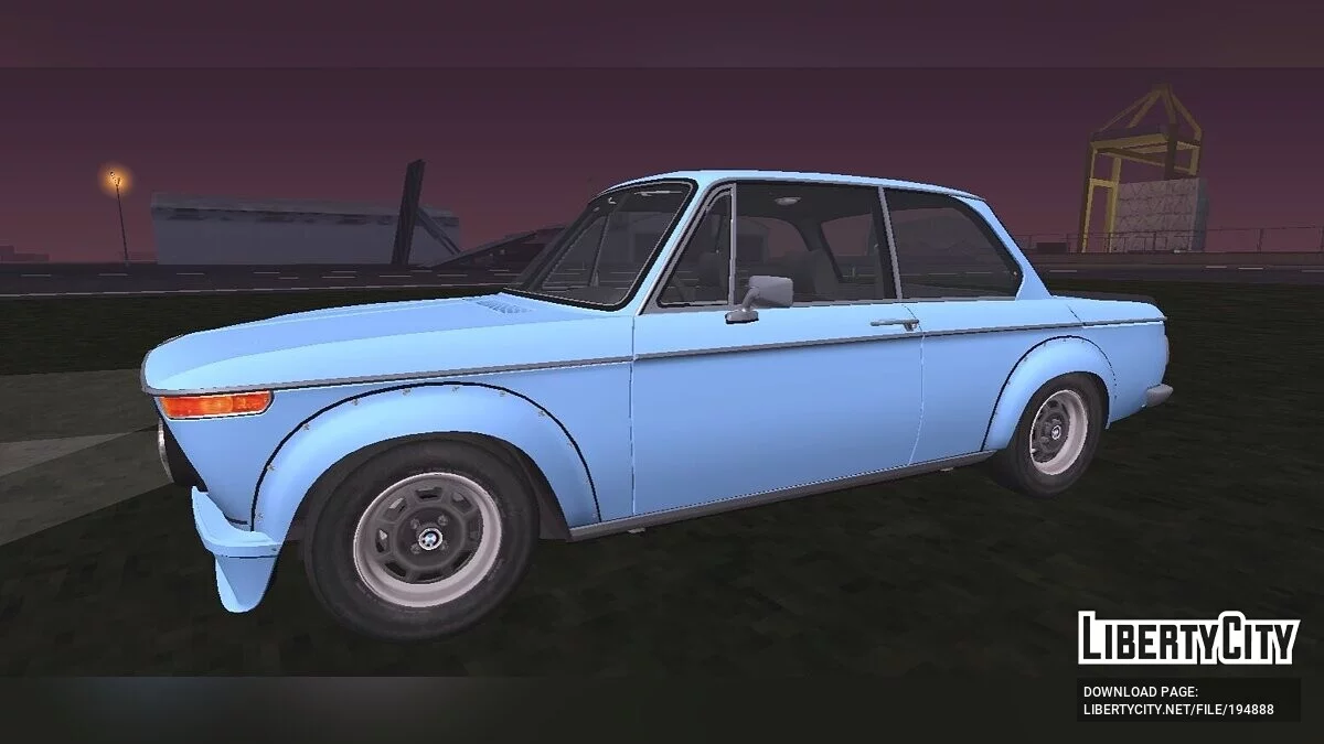 BMW 2002 Turbo E10 1973 / GTA San Andreas (iOS, Android)