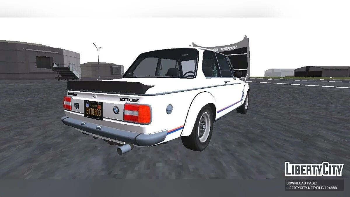 BMW 2002 Turbo E10 1973 / GTA San Andreas (iOS, Android)
