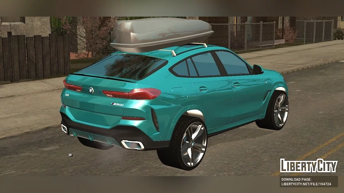BMW X6 M50i (Only DFF) / GTA San Andreas (iOS, Android)