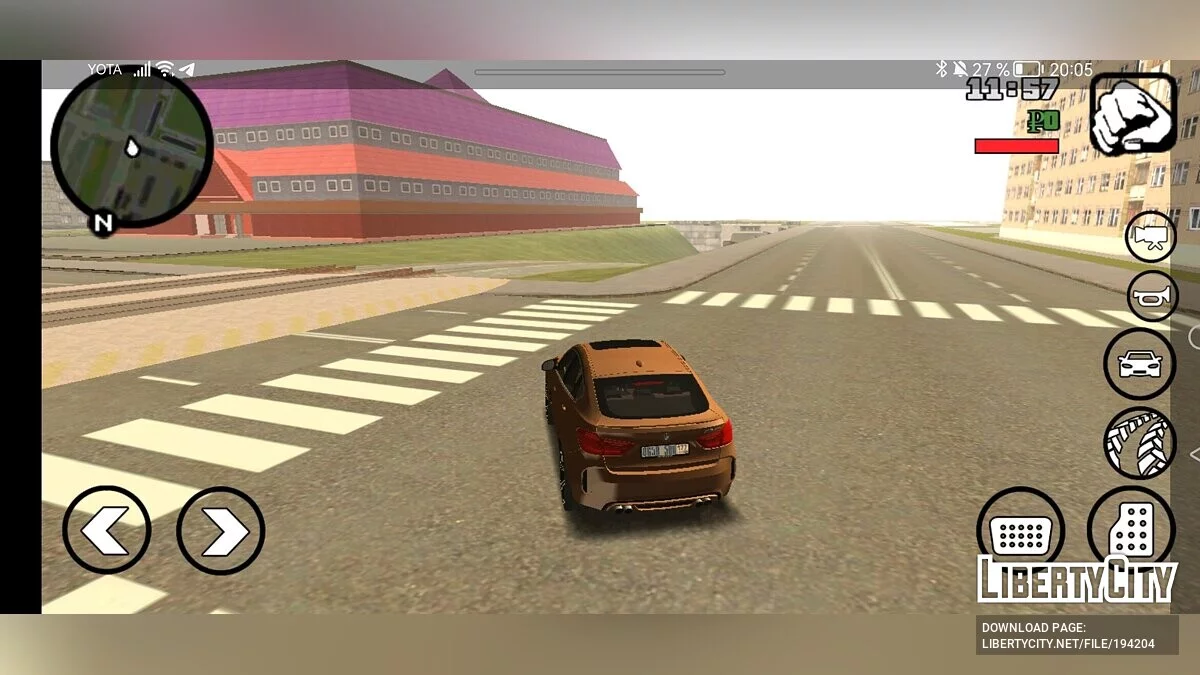 BMW X6M F16 / GTA San Andreas (iOS, Android)
