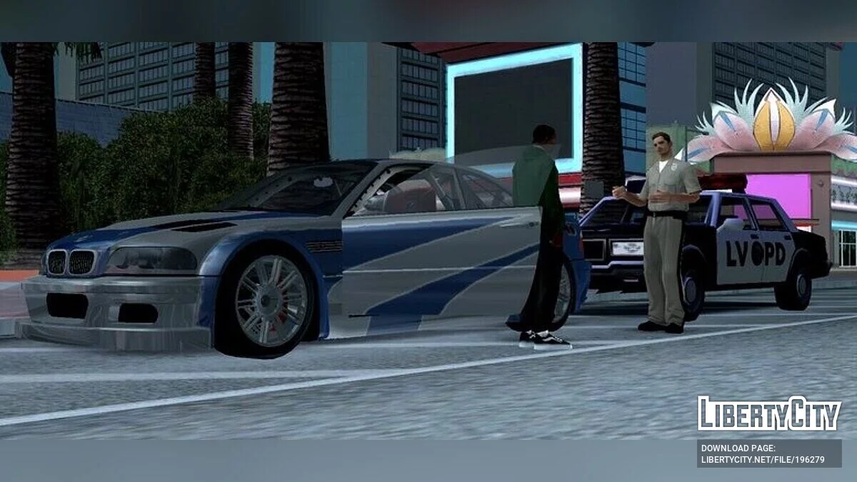 BMW M3 GTR من NFS MW / GTA سان أندرياس (iOS، أندرويد)